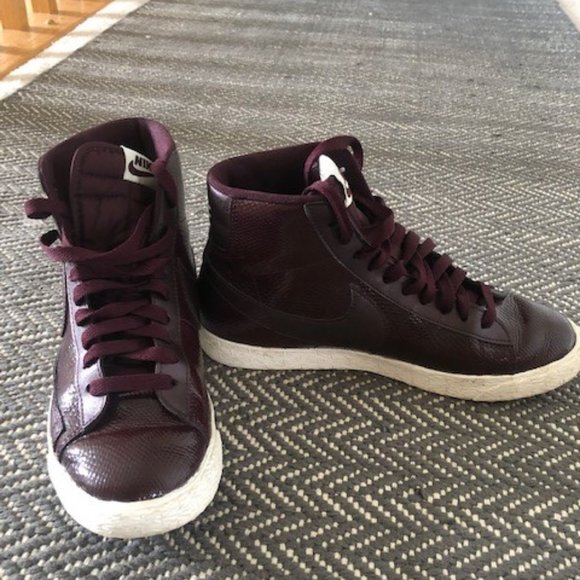 nike leather high tops